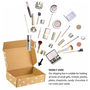 Custom Design LOGO Printed Flat Pack Packaging Box Corrugated Folding Kraft Mailer Shipping Mailing Box - Product Image 2