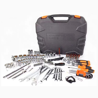 Juego de herramientas de reparación automotriz duradero profesional de 124 piezas Kit de herramientas de taller multifuncional
