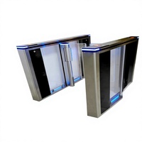 Machine de contrôle d'accès intelligente à reconnaissance faciale pour portes de banque, bureaux, gymnases, avec double passage rapide et verrouillable 304