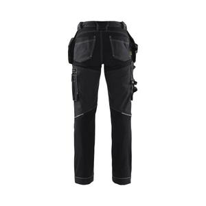 BLAKLADER - 713013709900C40 <b>Women</b>’s craftsman <b>trousers</b> with <b>stretch</b> Black - EAN 7330509857960 WORK <b>TROUSERS</b> CARGO WORK <b>TROUSERS</b> - Product Image 2