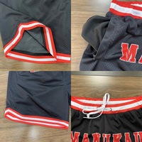 Maillot et short de basket-ball Pure Workout Short de basket-ball en maille respirante Logo personnalisé complet Noms de numéros Shorts d'entraînement