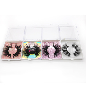 10pcs Wholesale Square False <strong>Eyelash</strong> Packaging Box <strong>Custom</strong> Your Logo Fake <strong>3d</strong> <strong>Mink</strong> <strong>Eyelashes</strong> Boxes Faux Cils Lash Strip <strong>Case</strong> Empty - Product Image 4