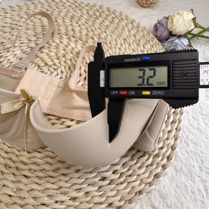 2321 #2025 novedad de verano sujetador fino de moda para mujer al por mayor diario suave Color sólido ajustable en el pecho sujetador de punto - Product Image 5