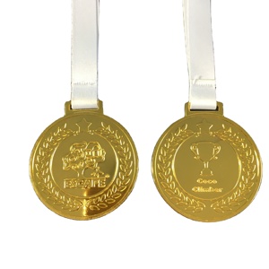 Manufacture Custom Made Football Cup Gold Silver Bronze Sports Running Race <strong>Personalised</strong> Logo Blank Metal Medal and <strong>Trophy</strong> - Product Image 1