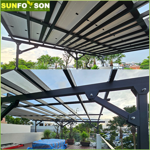 Structure de carport solaire légère en alliage d'aluminium Système de montage <span class=keywords><strong>PV</strong></span> résidentiel Auvent de carport personnalisé pour abri de parking - Product Image 4