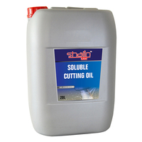 Huile de coupe soluble dans l'eau sans chlore Shalin, 100% huile de base vierge, lubrifiant industriel hautement stable, jaune, certifié ISO9001