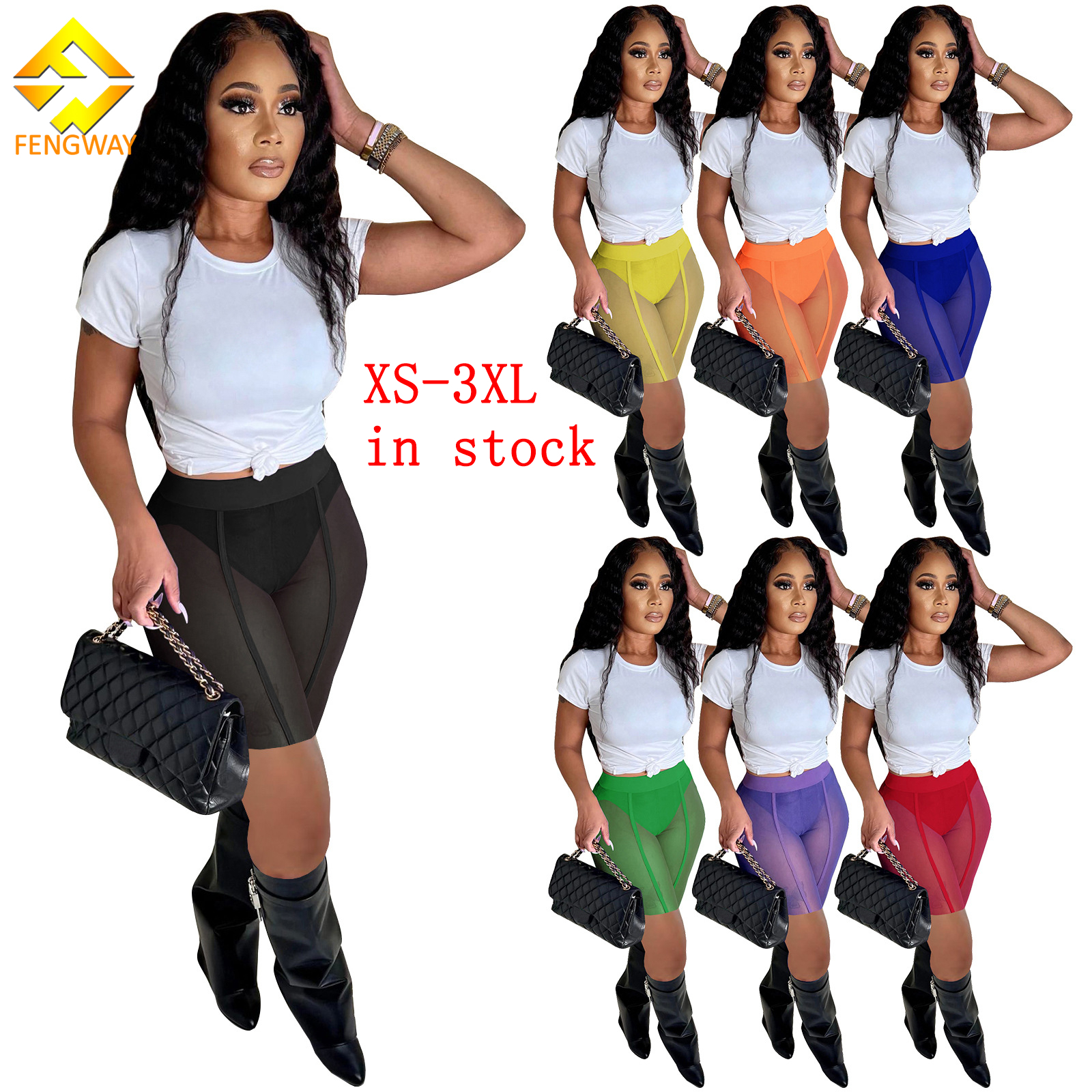 S-3xl Plus Size 2022 Woman Shorts Candy 