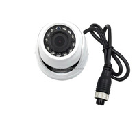 Kamera Mundur Mobil Relipo Taxi IP68 Tahan Air 1080p 2MP Lensa 2.8mm Penglihatan Malam Berwarna AHD Mini Dome CCTV