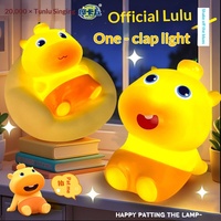 Lampe tactile authentique Capybara Lulu, veilleuse créative, cadeau d'anniversaire, ambiance chambre, protection oculaire, vente en gros haut de gamme Chine