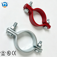 Support de tuyau UTT60 pour système MEP, pince en acier au carbone UTT60 pour suspension de tuyaux non isolés pour services chauds et froids