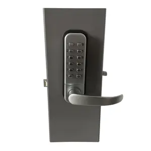 Cerradura de puerta con botón de empuje, diseño Popular, código mecánico de seguridad
