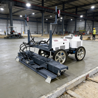 Machine de nivellement laser 360° à prix d'usine, règle à béton automatique à haute vibration pour la construction de chaussées