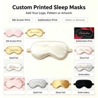 Masque de sommeil en satin bloquant la lumière, respirant, doux, bandeau de voyage, sangle élastique réglable
