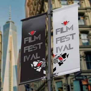 Roadside Advertising Street Light Pole Banner Hardware Kit Double Sided <b>Hanging</b> Vinyl Eco-Friendly Flag <b>Bracket</b> Holder Arm - Product Image 2