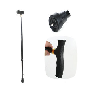 Telescopic Cane Aluminum Alloy 2 Section Adjustable Hiking Walking Stick With <b>Tungsten</b> Carbide Tip - Product Image 4