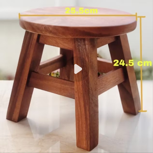 <b>Wooden</b> Stool - Product Image 5