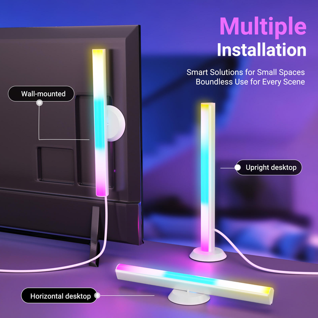Hot Selling RGB Smart Ambient Light for Entertainment PC TV Room Decoration Illuminate Desktop Stage