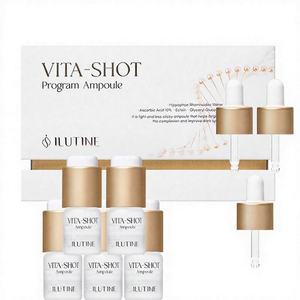 Ampolla Iluminadora con Vitamina C Estabilizada, Ácido Hialurónico y Glicerina para Piel Opaca, Recuperación de Luminosidad, Absorción Rápida, Blanqueamiento Facial - Product Image 1