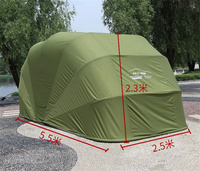 Tak Heavy Duty Carport Remplacement Bâche Étanche Rétractable Pliant Voiture Garage Tente Abri Pliant Sans Cadre