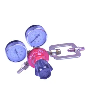 Top quality red color acetylene gas pressure regulator with low cost