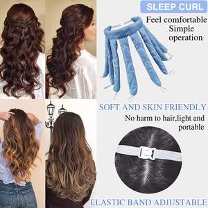 Rizadores <span class=keywords><strong>de</strong></span> pelo sin calor, herramientas <span class=keywords><strong>de</strong></span> estilismo para el cabello - Product Image 4