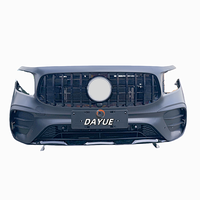 Para Mercedes Benz GLB 247 GLB AMG, montaje de parachoques delantero de coche, Kit de actualización de parachoques de plástico AMG usado