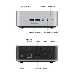 มินิพีซี MINISFORUM AI X1 370 255 รุ่น 9 R7 OCuLink 2*USB4 ลำโพงคู่ในตัว คอมพิวเตอร์ตั้งโต๊ะสำหรับเล่นเกม WiFi7 X1 X1 370-AI 9 370 M - Product Image 6