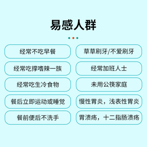 น้ำยาทำสีตรวจหาเชื้อเฮลิโคแบคเตอร์ ไพโลไร คังชัชชา แบบกล่องสำหรับ 1 คน สำหรับการตรวจตัวอย่างน้ำลาย - Product Image 2