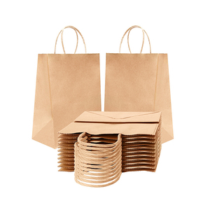 <span class=keywords><strong>Sac</strong></span> de shopping en carton <span class=keywords><strong>kraft</strong></span> <span class=keywords><strong>personnalisable</strong></span> <span class=keywords><strong>pas</strong></span> <span class=keywords><strong>cher</strong></span> avec poignées et logo pour l'emballage - Product Image 4