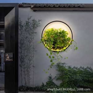 Lampe murale extérieure étanche pour plantes, cylindre LED, décoration de jardin, villa, cour - Product Image 4