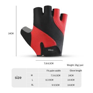 <span class=keywords><strong>Gants</strong></span> de cyclisme d'extérieur pour hommes, <span class=keywords><strong>gants</strong></span> de sport d'été pour cyclisme sur route, absorption des chocs, demi-doigts, <span class=keywords><strong>gants</strong></span> de <span class=keywords><strong>fitness</strong></span> respirants et de protection solaire pour femmes - Product Image 6