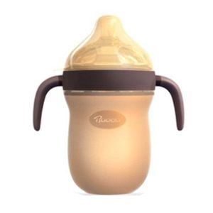 Silicone Baby Bottle Wide Mouth 150ml 250ml With Handle Bpa Free For 0-12 Months Weaning Babies - Product Image 4