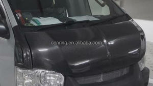 Triste viper veneno capó del motor ampliar capó de fibra de carbono cuántica de cercanías van hiace 2005-2020 - Product Image 2