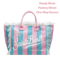 Grand sac fourre-tout en toile avec franges - Sac à bandoulière fait main pour femmes, usage quotidien et plage