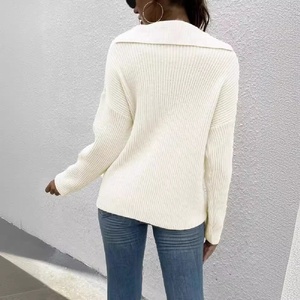 Maglione Pullover da Donna alla Moda Europea, con Scollo Elegante e Lavorazione Morbida e Confortevole (Personalizzabile) - Product Image 2
