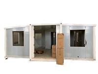 Conteneur De Stockage pliable Maison Avec Porte Coulissante En Verre Conteneur Maison À Vendre