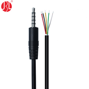 JINBEILI ขั้วต่อ <span class=keywords><strong>TRRRS</strong></span> 3 ขา ขนาด 3.5 มม. สำหรับโทรศัพท์ ตัวผู้ ปลั๊กเสียง สายเคเบิล DC30V - Product Image 3