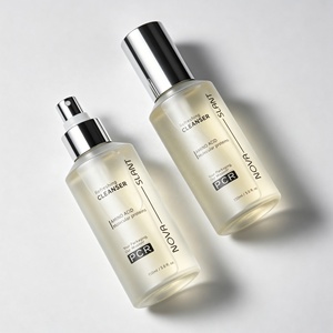 Bouteilles pulvérisatrices en plastique dépoli à épaule inclinée 100ml 150ml 200ml, flacons pour brume corporelle, flacons pour tonique facial, pulvérisateur en aluminium - Product Image 3