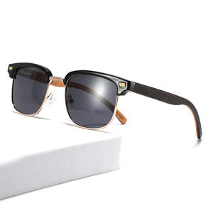 Gafas de Sol Clásicas Retro de Media Montura, Protección UV400, Polarizadas, Marco de Plástico y Metal, Unisex, Protección Solar, Pesca, Conducción - Product Image 4