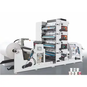 Voll automatischer Fabrik preis 6 Farben Double Tower Flexodruck papier druckmaschine