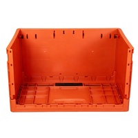 Conteneur pliable LRH 600*400*280mm, bac de stockage logistique en plastique pliable, empilable et repliable, matériau PP/HDPE