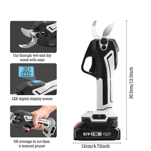 30mm 21V Lithium Battery Garden Tool Branch Trimming Cutting Scissors Professional Telescopic Cordless Pruning Shears B - Product Image 2