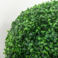 Ensemble de 2 arbres artificiels en buis de 15,75 pouces, plantes artificielles pour la décoration intérieure et extérieure