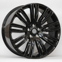 Nouveau moyeu de roue WHEELCRAFT original haute précision durable 21 pouces 5 trous en alliage d'aluminium noir 120 mm PCD pour voiture