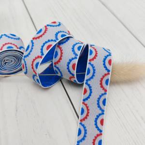 Bande élastique jacquard personnalisée, ceinture élastique de couleur sur mesure, ceinture élastique épaisse de couleur, design populaire, sangle en toile de 20 mm 2 cm - Product Image 1