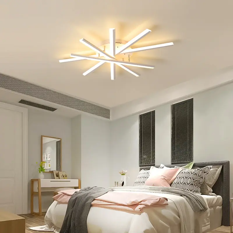 Modern Home Living Room Office Semi Flush Mount Led Lamps Ceiling Lights Modern