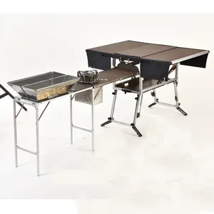 Bulin C650 Outdoor Camping Cooking Table Folding Compact Food Truck Trailer Mobile Kitchen