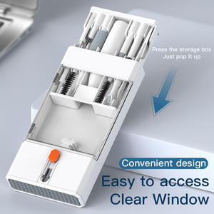 Kit de limpieza de teclado 22 en 1, <span class=keywords><strong>limpiador</strong></span> de ordenador portátil, herramienta de cepillo de <span class=keywords><strong>pantalla</strong></span> de ordenador, multifunción para iPad, iPhone, auriculares, Monitor de cámara - Product Image 4