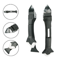 Kit d'outils de dépose de colle et de mastic en silicone pour salle de bain, douche et cuisine