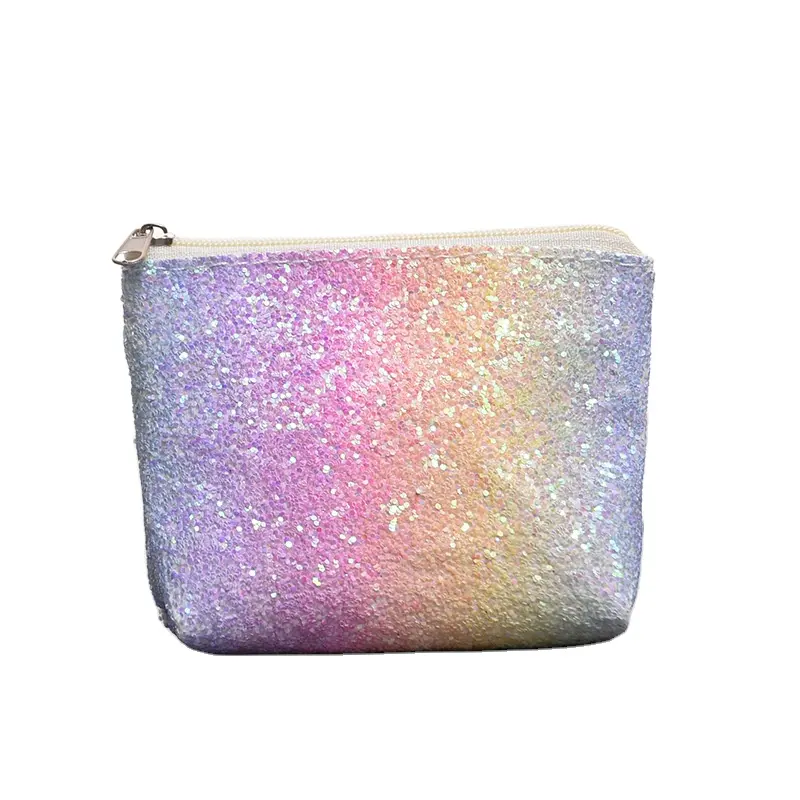 YAESHII Персонализированная Лазерная полиуретановая блестящая водонепроницаемая сумка-клатч для макияжа сублимационная блестящая косметичка для женщин